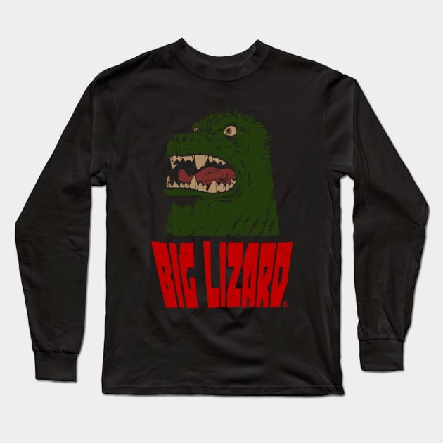 Big Lizard Long Sleeve T-Shirt by RobS